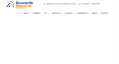 Desktop Screenshot of newcastleapartments.com.au